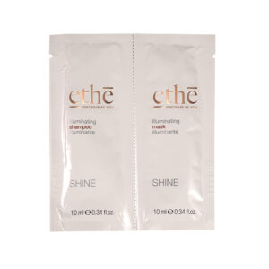 Próbka szamponu i maski nabłyszczającej ETHE Shine 2 x 10 ml