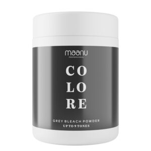 Szary rozjaśniacz do włosów do 9 tonów COLORE Maanu 500 g